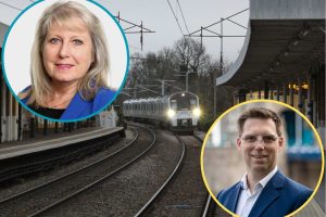 Tory Susan Hall (left) and Lib Dem Rob Blackie (right) both want railcards
