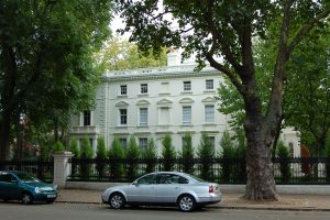 The Russian Embassy in central London