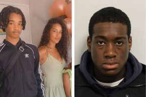 Victim Shea Gordon pictured with his mother (left) and killer Dainnan Witter-Cameron (right)