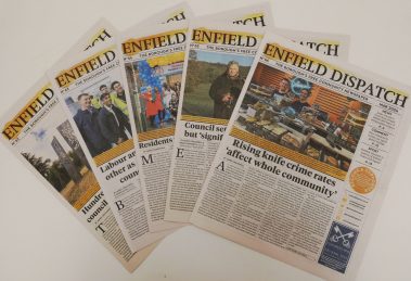 Copies of Enfield Dispatch in print
