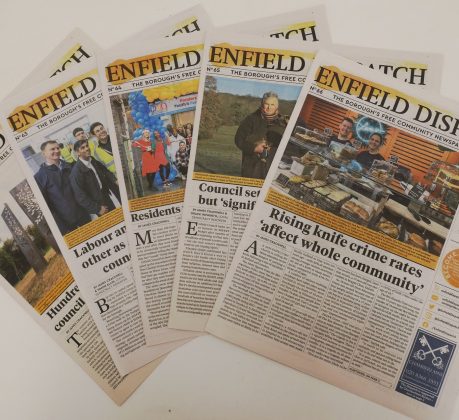 Copies of Enfield Dispatch in print