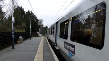 A Great Northern train at Enfield Chase Station