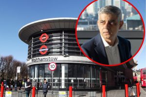 Walthamstow Central Bus Station is one of the five locations proposed by Sadiq Khan (inset)