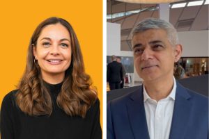 Siobhan Benita (left, credit Henry Compson) and Sadiq Khan (right, credit Noah Vickers/LDRS)