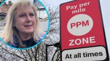 Susan Hall (inset) posted an image on her social media suggesting City Hall was introducing a pay-per-mile road scheme