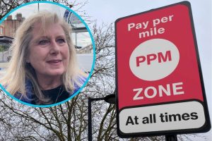 Susan Hall (inset) posted an image on her social media suggesting City Hall was introducing a pay-per-mile road scheme