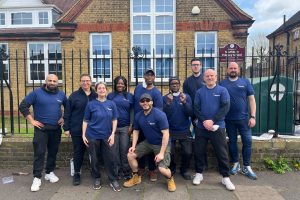 TG Lynes volunteers at Southbury Primary School