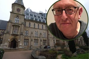 Wood Green Crown Court and (inset) Neil Littman