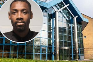 Basildon Crown Court and (inset) Kieran Hughes-Mason