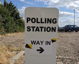 A polling station