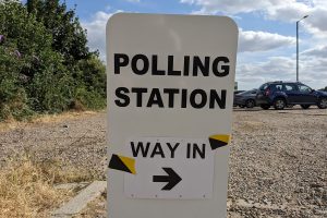 A polling station