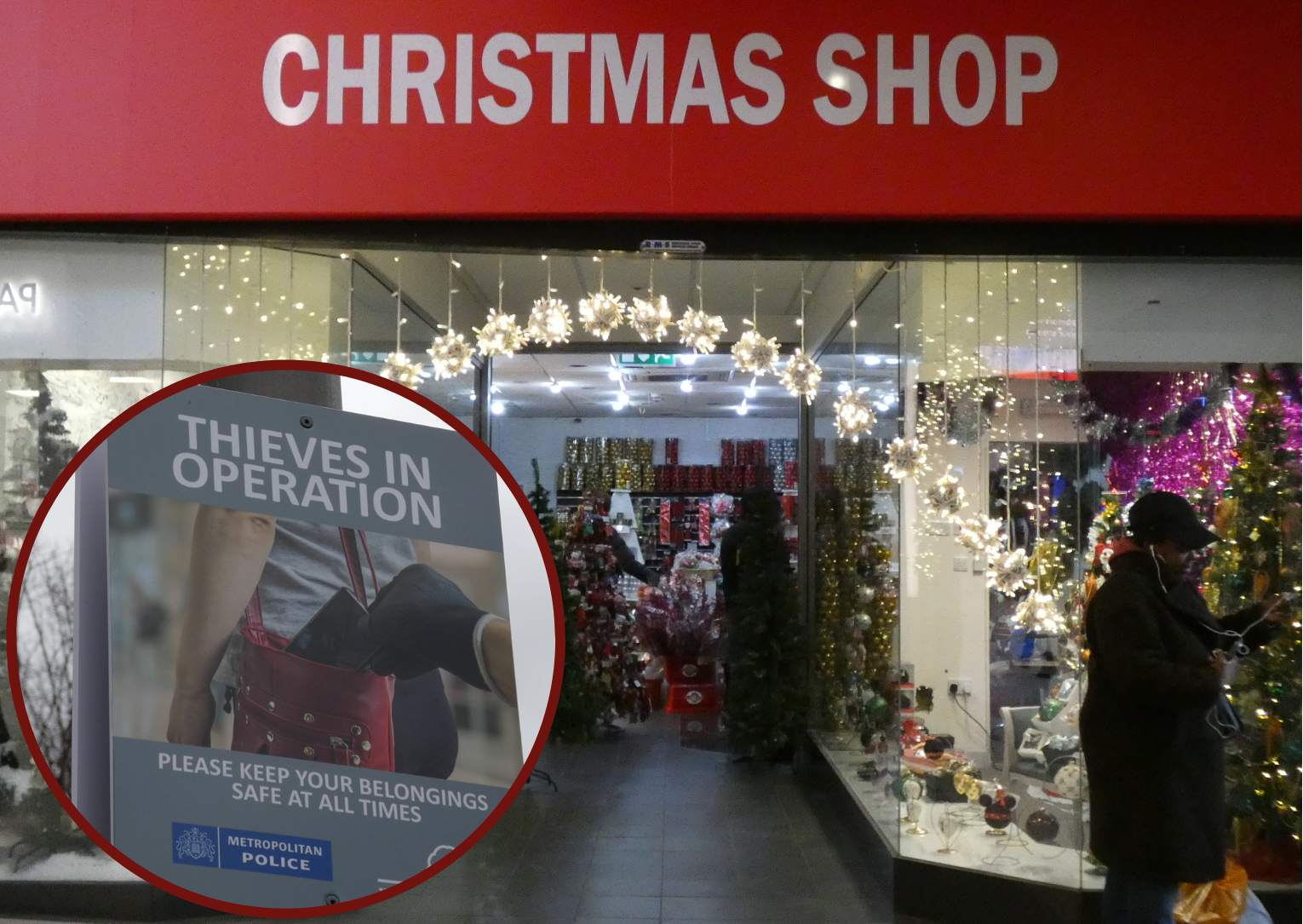 Police crackdown on thieves during busy Christmas shopping period