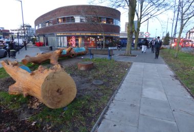 The pocket park in Southgate