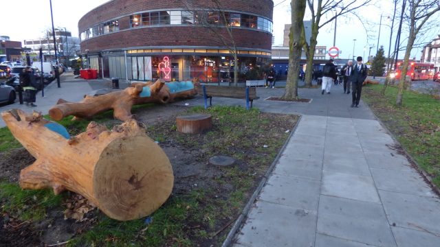 The pocket park in Southgate
