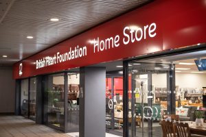 The new British Heart Foundation shop in Edmonton Green Shopping Centre