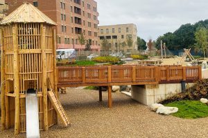 The new playground at Meridian Water (credit Enfield Council)