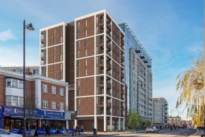 The design for a tower block at 29 Southbury Road (credit Gibberd Architects)