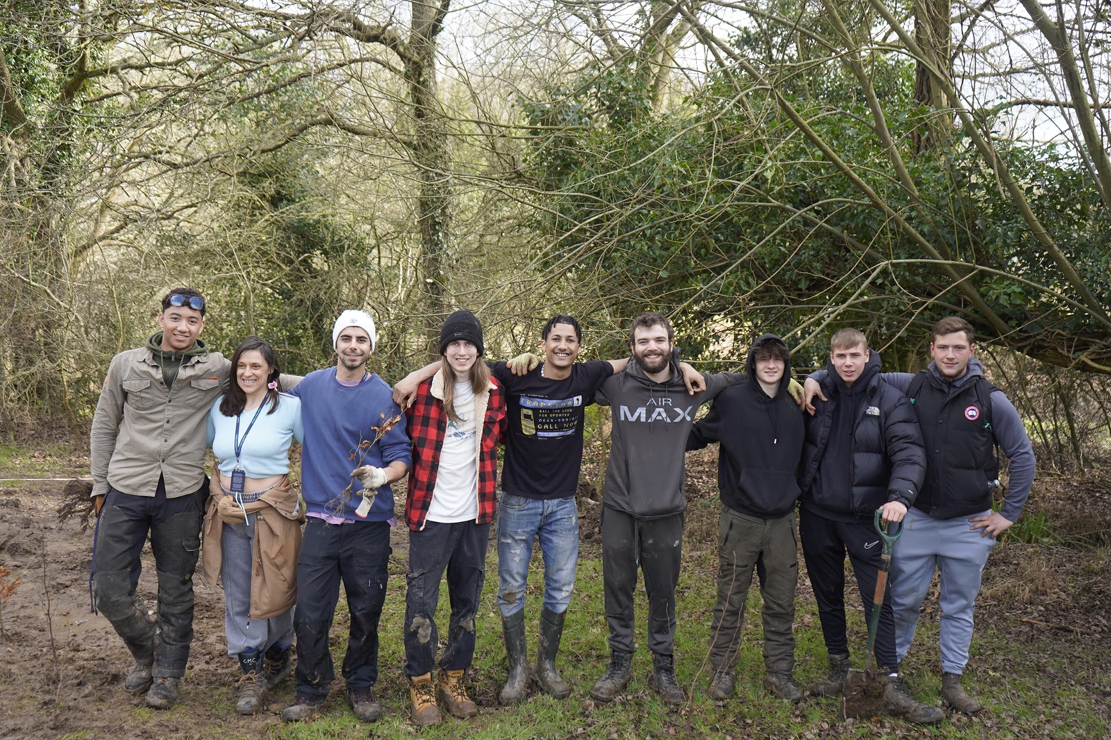 Enfield Beaver Habitat Grows with Hundreds of New Trees Planted