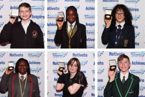 The six Jack Petchey winners from Enfield, clockwise from top left: Adam, Angel, Jia, Hameedah, Shannon, Warren