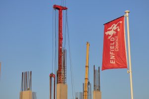 Work recently started on Meridian Two, the first part of the second phase of development at Meridian Water