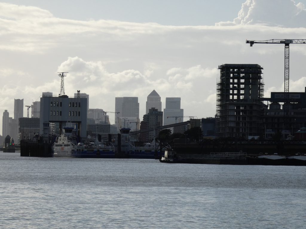 View across London from the River Thames