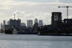 View across London from the River Thames