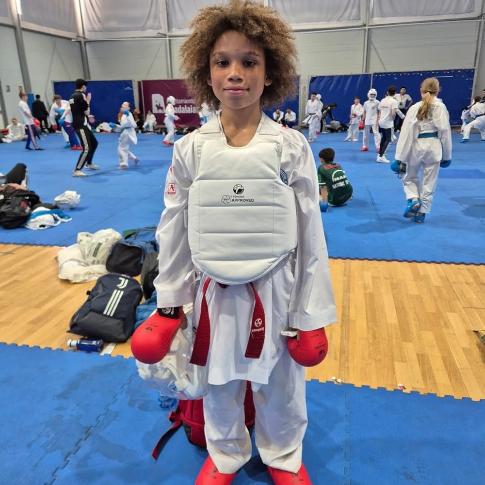Karate champion Eliseo Hunter Ubor