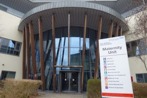 The maternity unit at North Middlesex University Hospital
