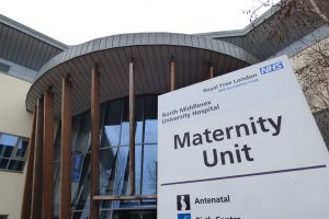 The maternity unit at North Middlesex University Hospital