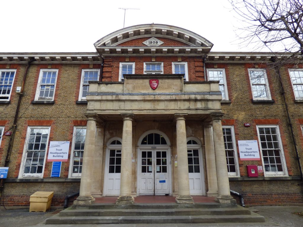 The historic NHS administration building at North Mid now set to be demolished