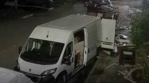 CCTV caught Ion Prundaru in the act of fly-tipping