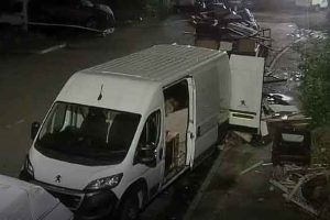 CCTV caught Ion Prundaru in the act of fly-tipping