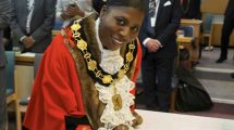 Margaret Greer at the mayor-making ceremony (credit Enfield Council)