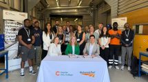 The launch event for the Network Rail apprenticeship course at Capital City College in Enfield