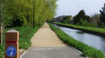 The cycle route includes a previously inaccessible part of the New River between Tenniswood Road and Carterhatch Lane