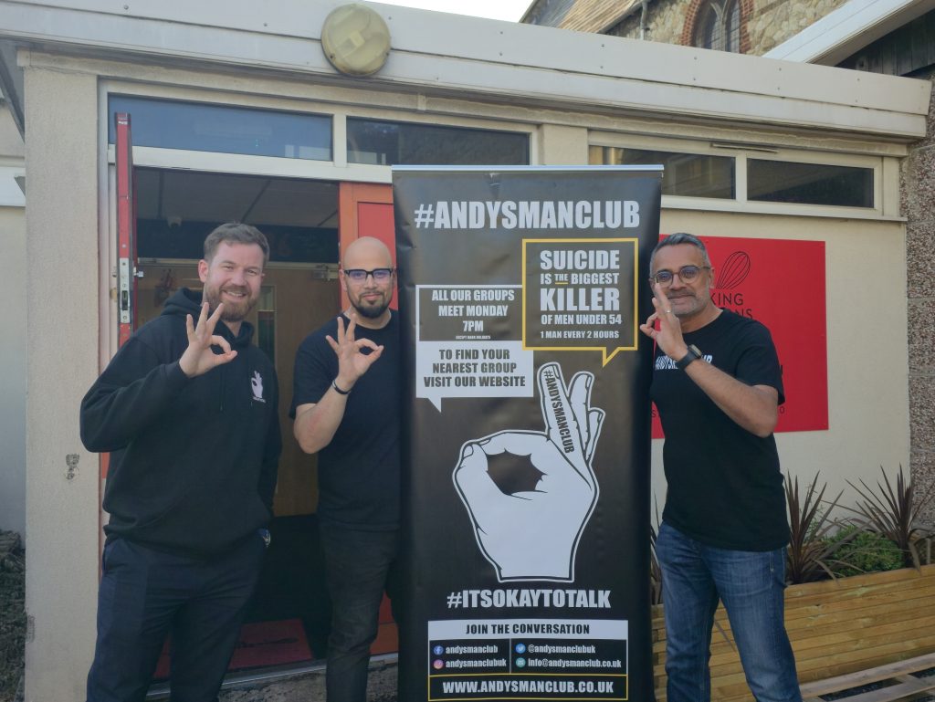 Andy’s Man Club meets at St Matthew’s Church in Ponders End