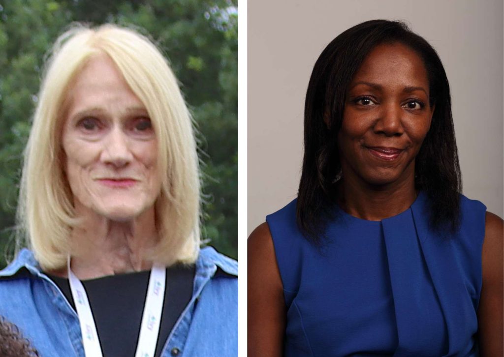 Deborah Thompson (left, credit Ivy Learning Trust) and Pamela Burke (right, credit Enfield Carers Centre)