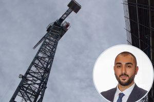 Housebuilding and (inset) Ergin Erbil