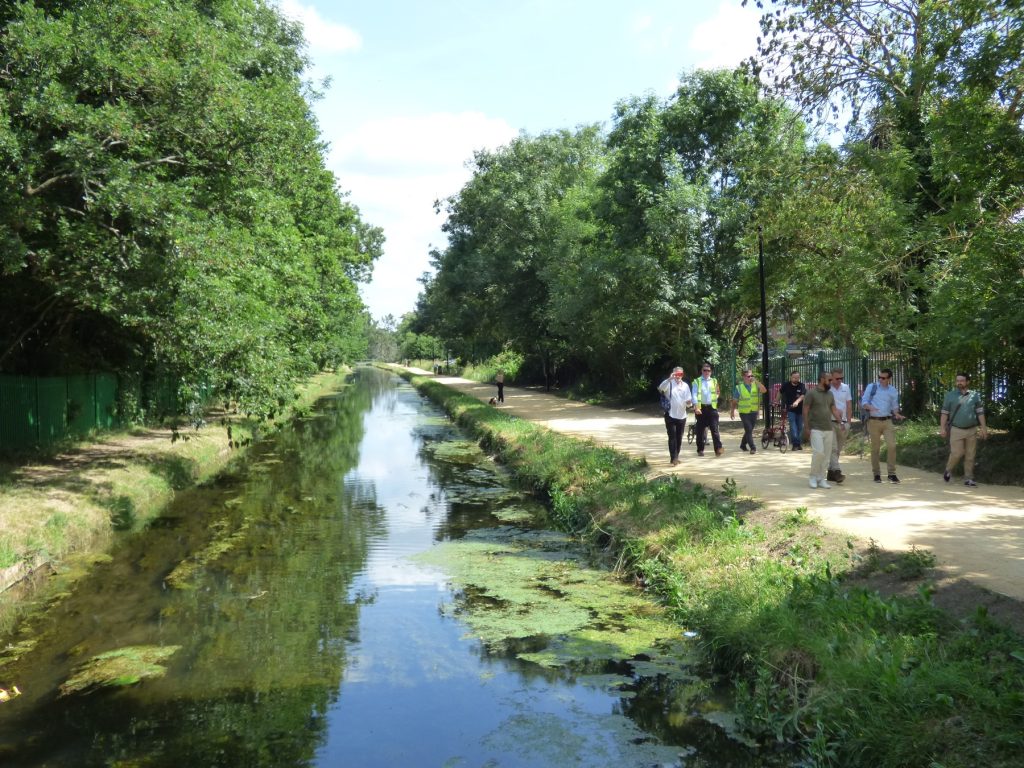 The walking and cycling route has already become an attraction for local people to enjoy
