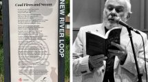 New River poetry (left) and Anthony Fischer (right)
