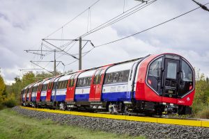 A new Piccadilly Line train undergoing testing (credit Siemens)