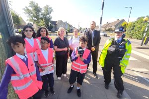 Woodpecker School pupils are working to boost road safety