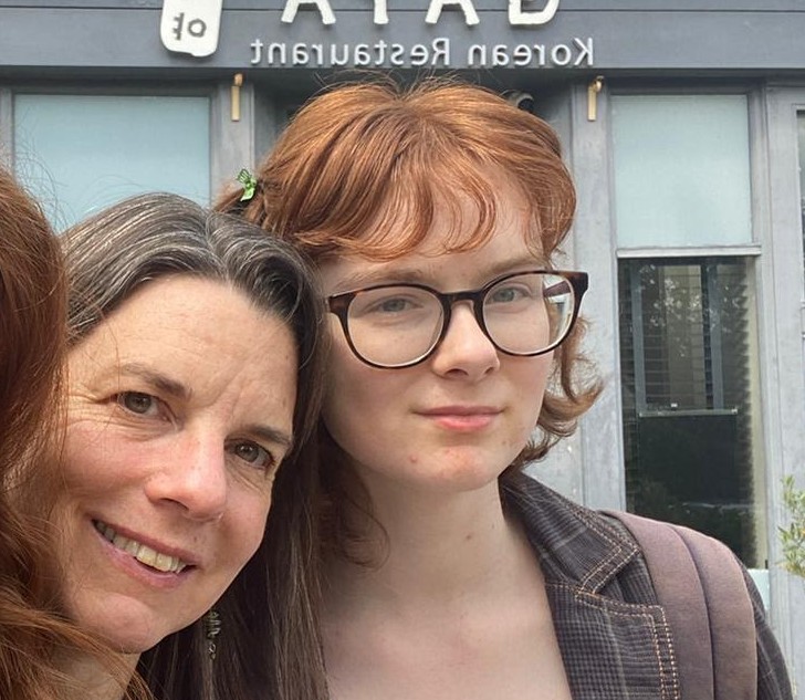 Clare and Zoe together before Zoe’s detention