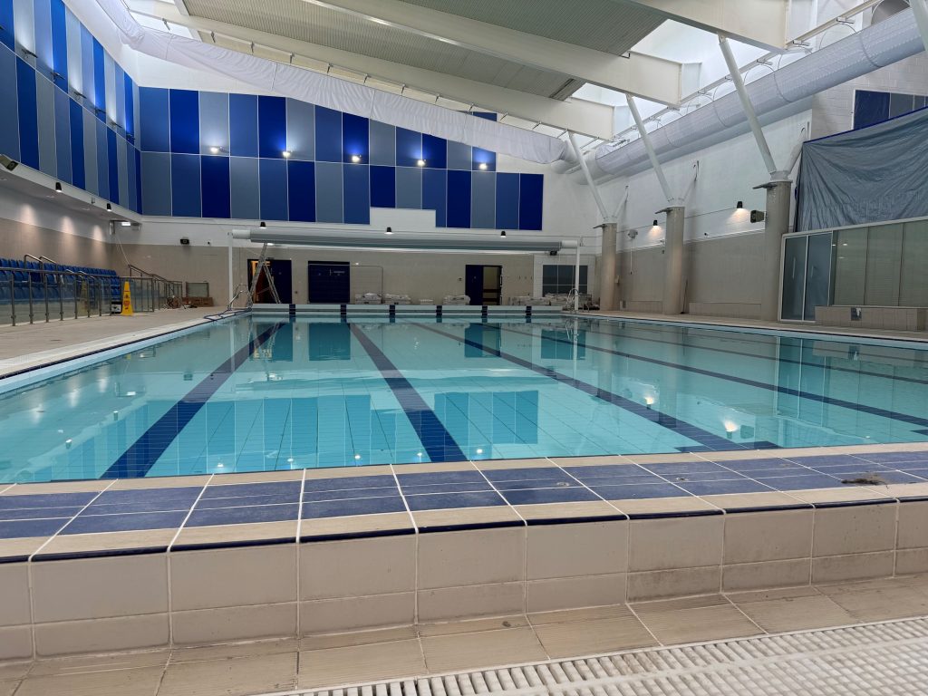 The revamped swimming pool at Edmonton Leisure Centre (credit Enfield Council)
