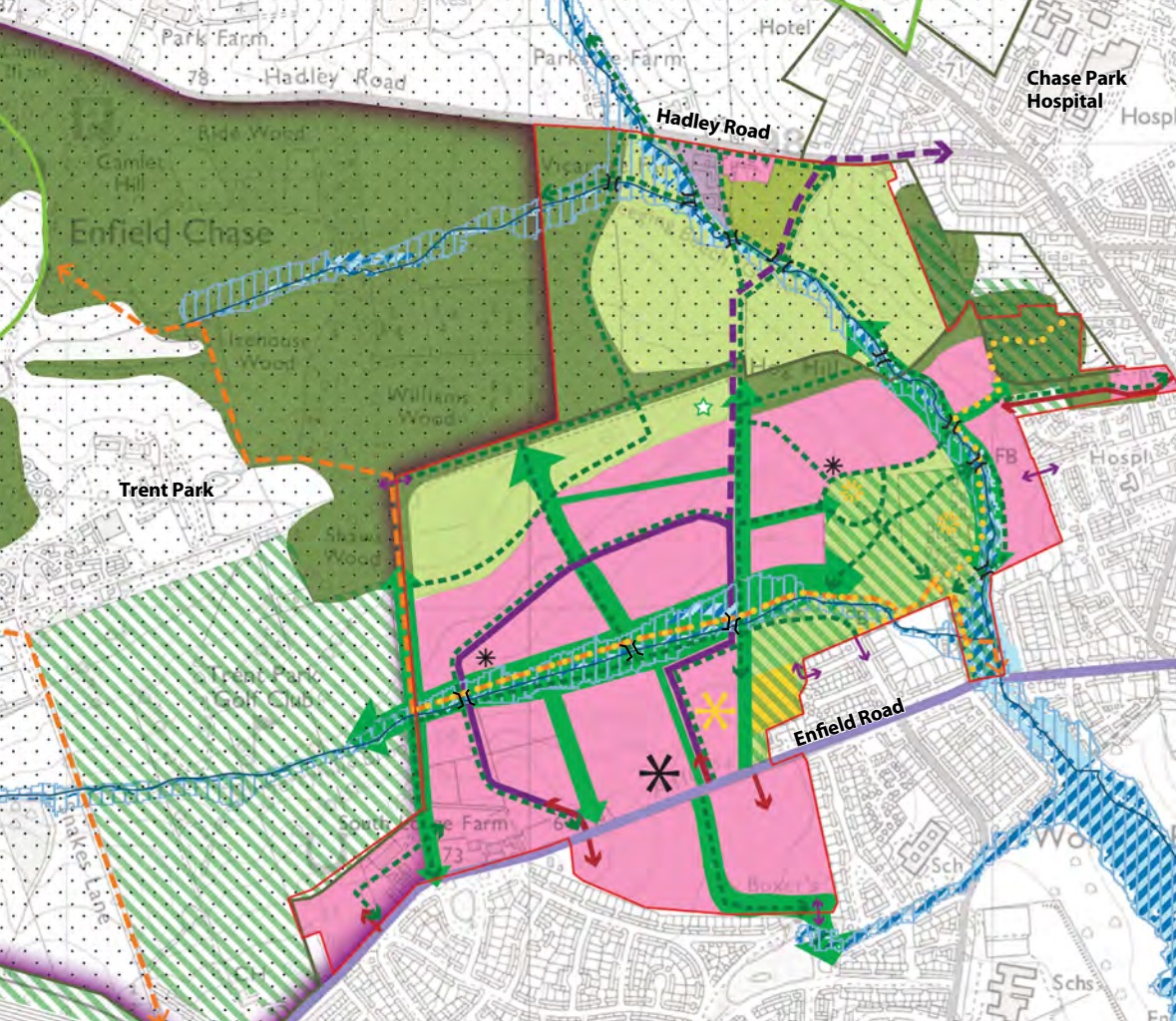 Enfield Rangers Map Row over farm threatens to derail Green Belt housing plans - Enfield ...