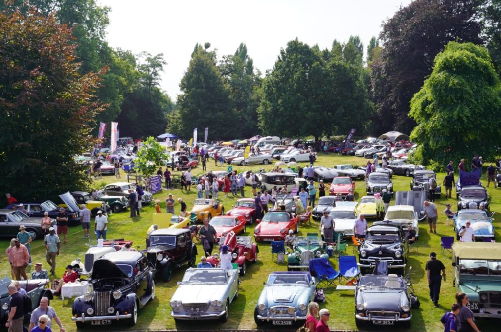 Classic cars on show at Capel Manor