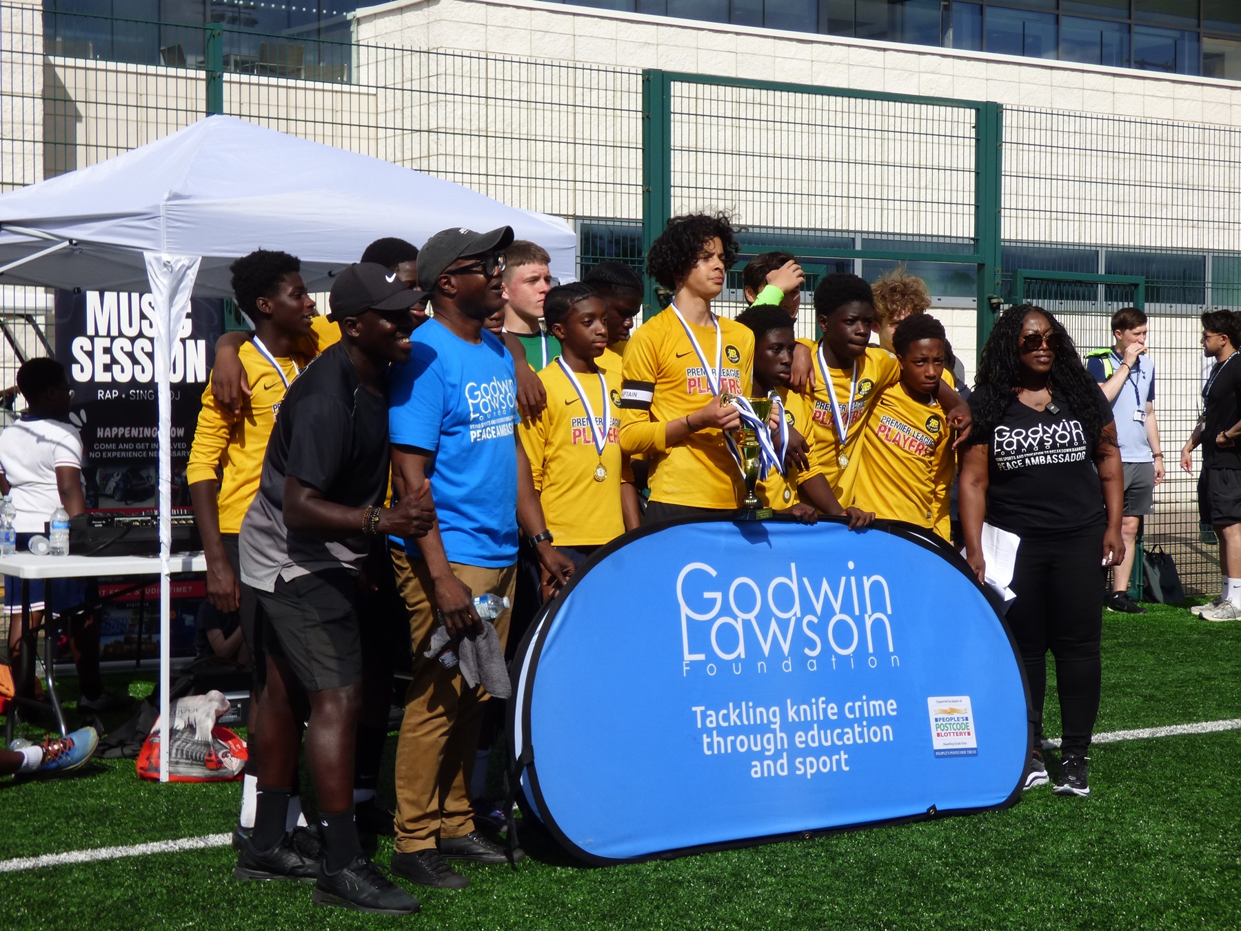 Charity football tournament brings positive message to young people ...