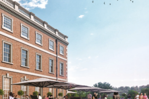 Artists' impression of the Trent Park House café
