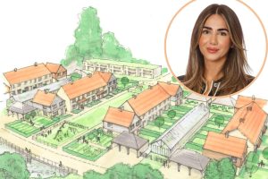 The plans by Lansdown and Anglo Aquatic Plant Ltd and (inset) cabinet member Ayten Guzel
