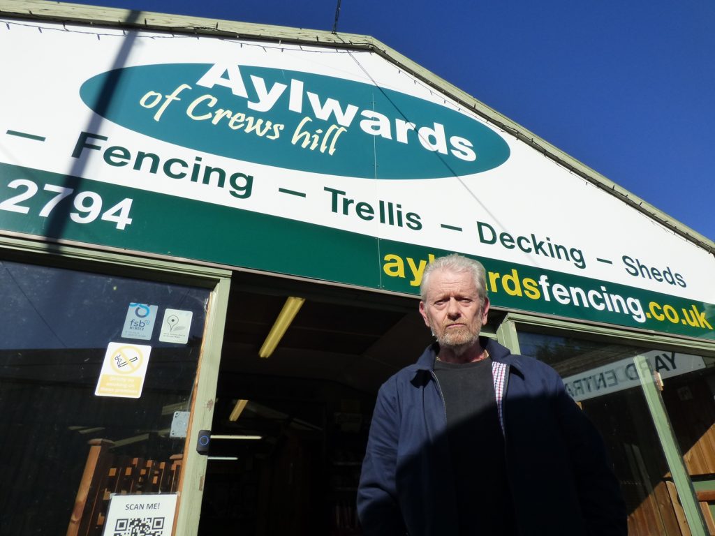 Simon Aylward, owner of Aylwards of Crews Hill